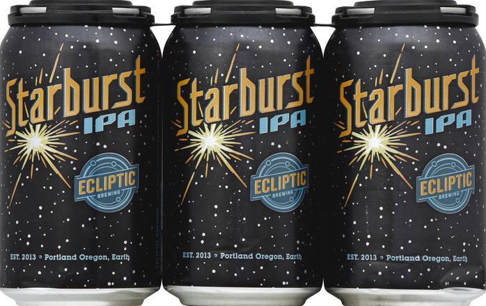 Ecliptic Brewing Starburst Domestic Ipa Beer (6 ct, 12 fl oz)
