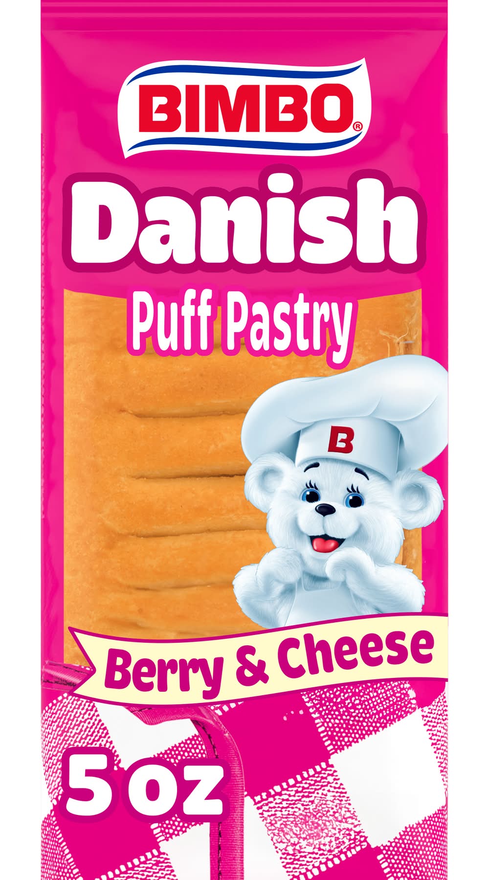 Bimbo Berry & Cheese Flavored Danish Berry & Cheese (5 oz)