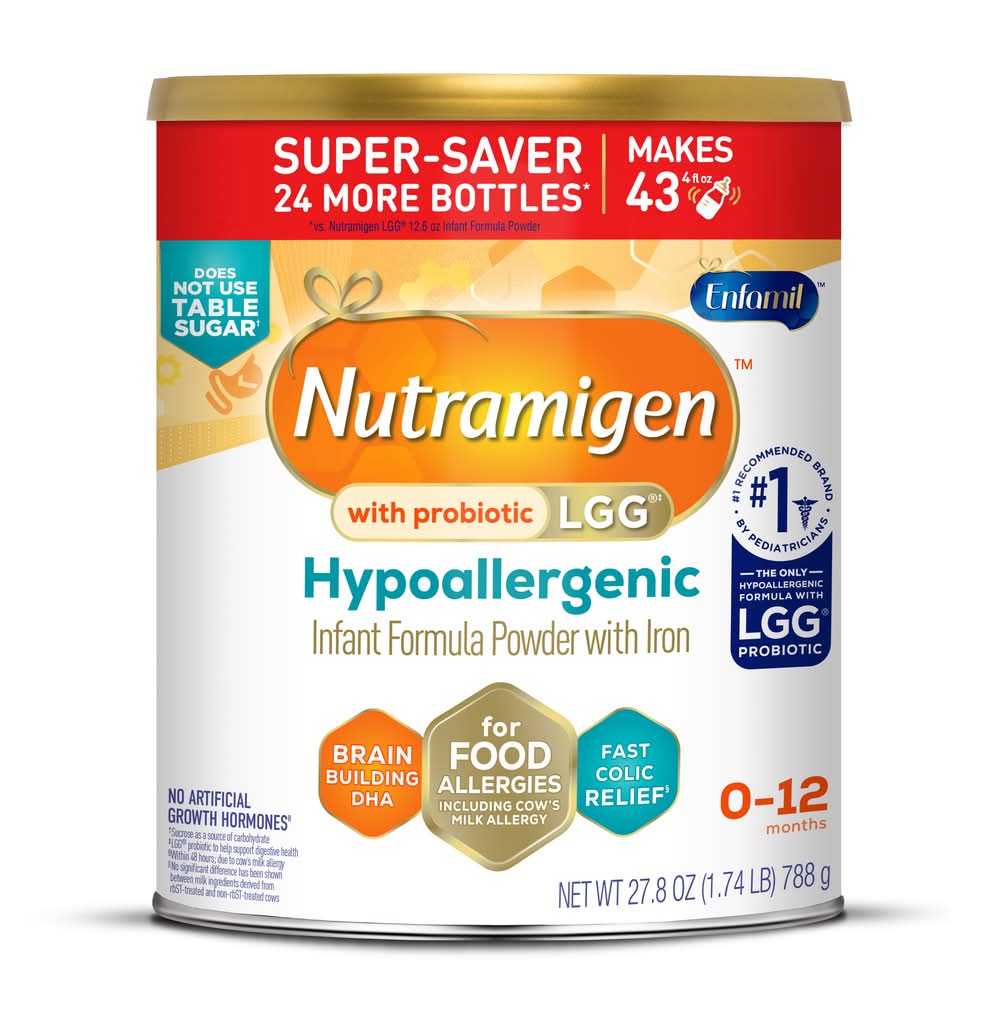 Nutramigen Hypoallergenic Infant Formula Powder With Iron (27.8 oz)