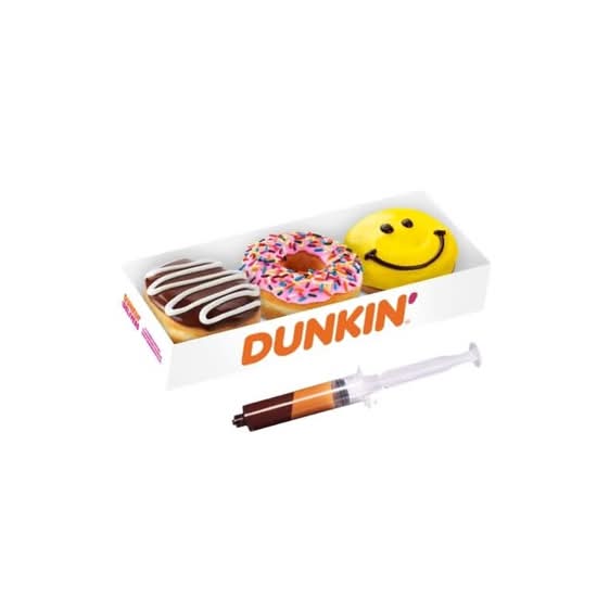 DULCEPROMO: Donut x3 (variadas) + Jeringa de Sabores (variadas) Gratis