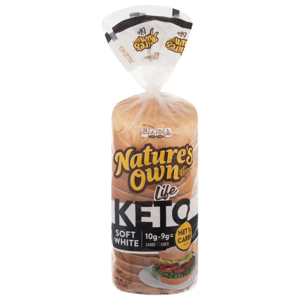 Nature's Own Life Keto Soft White Bread (1 lbs)