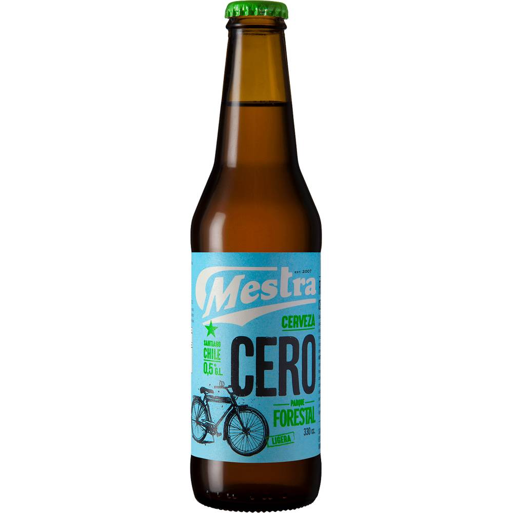 Mestra cerveza cero alcohol (botella 330 ml)