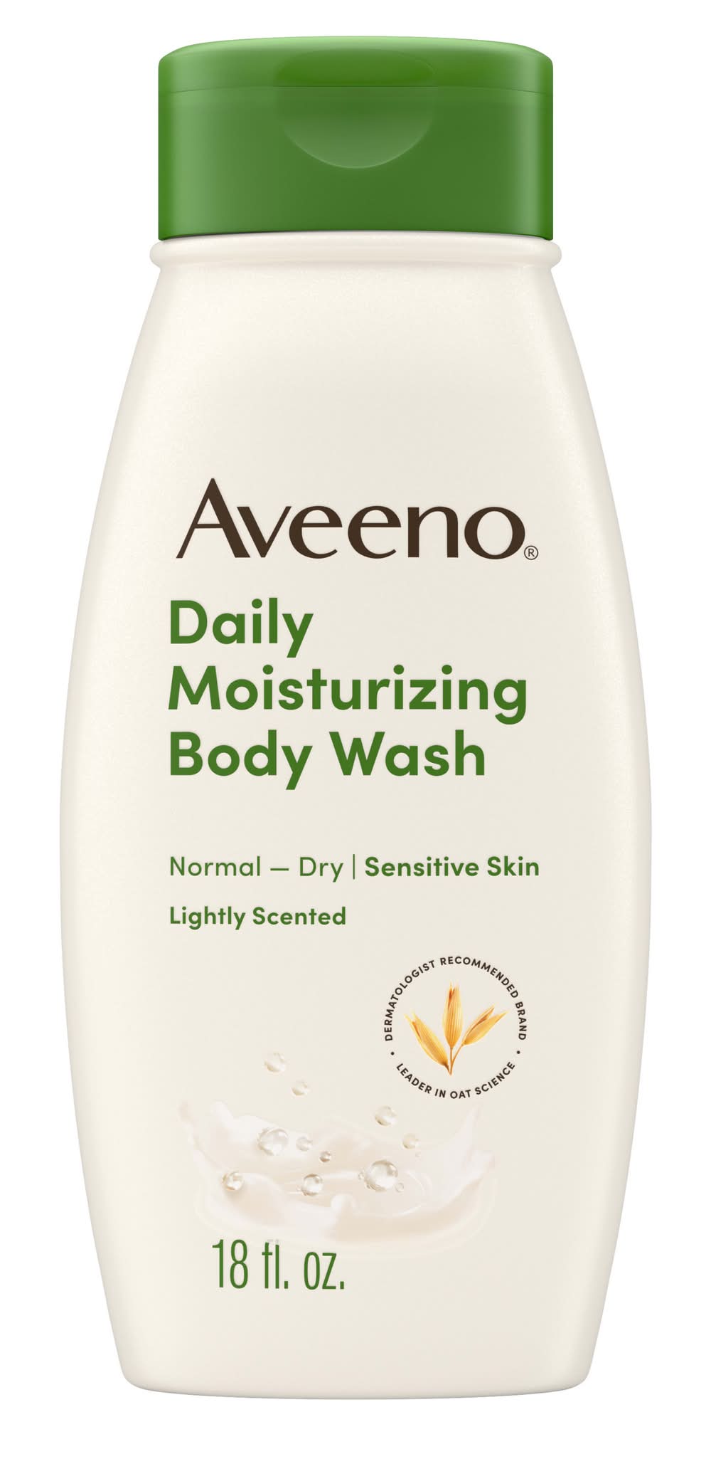 Aveeno Daily Moisturizing Skin Body Wash, Lightly (18 fl oz)