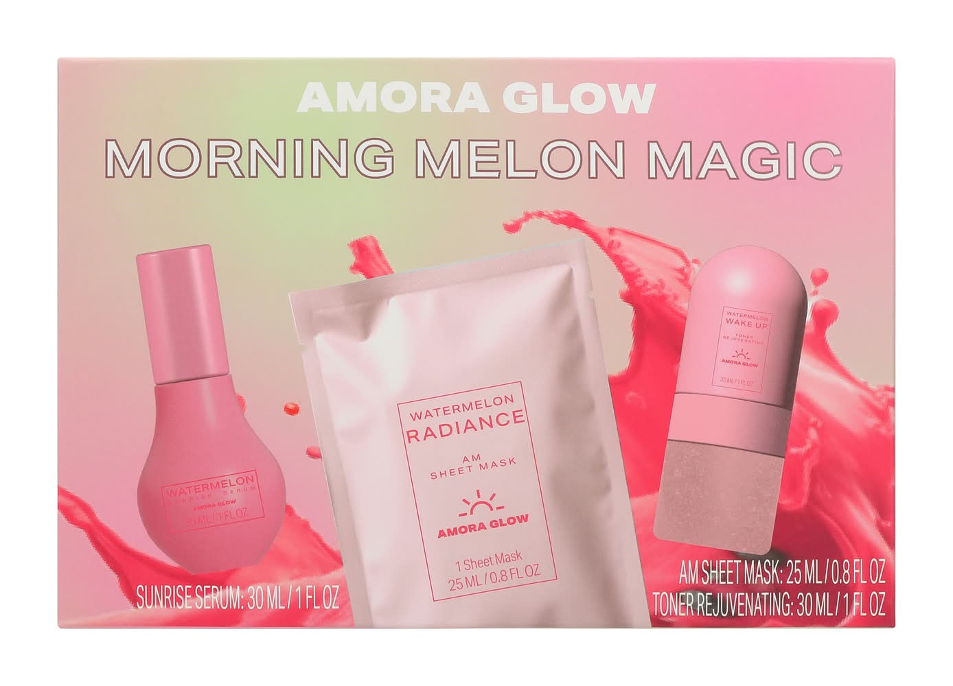 Amora Glow Morning Melon Magic Set