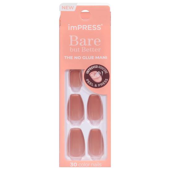 Impress Bare But Butter Nails