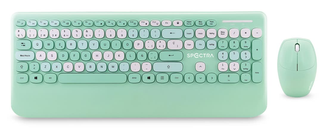 Spectra · Kit teclado y mouse inalámbrico (2 un)
