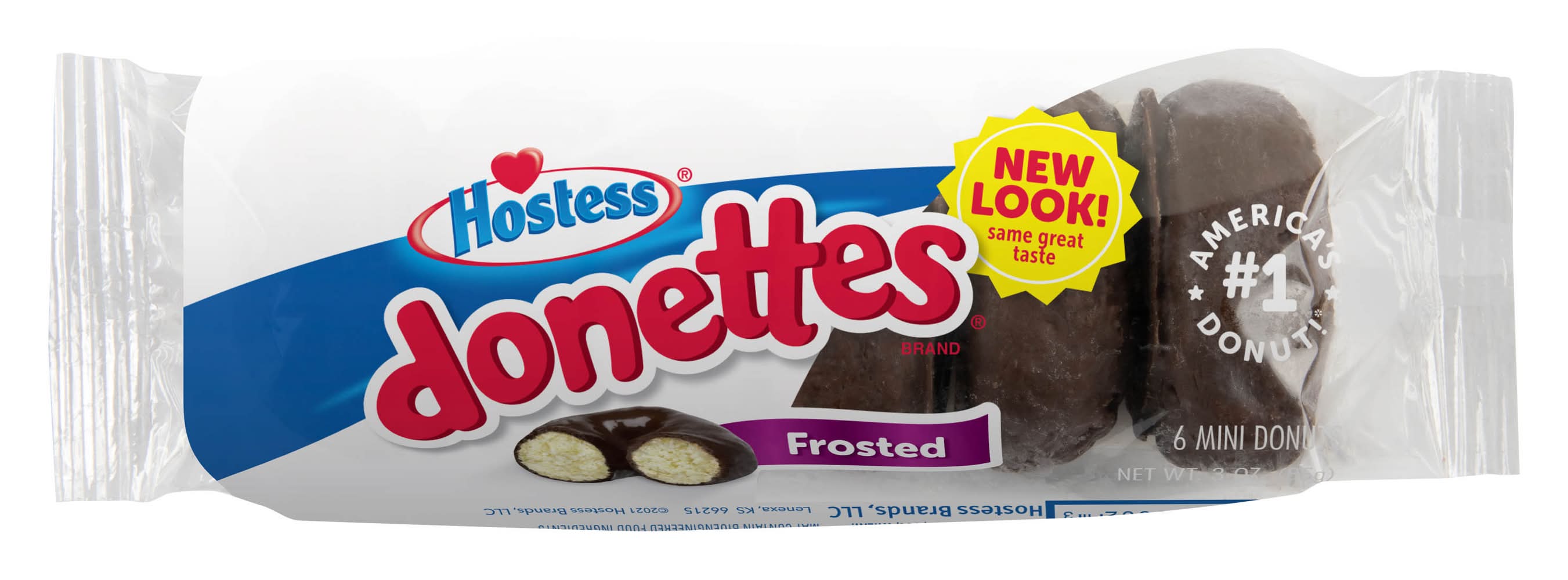 Hostess Donettes Frosted Mini Donuts (3 oz, 6 ct)