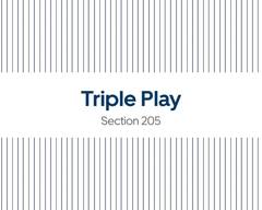 SEC 205 – Triple Play - Yankee Stadium