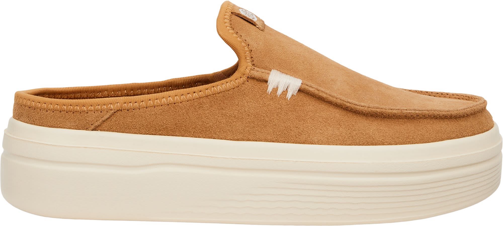 Hey Dude Women's Austin Lift Classic Shoes (Brown, 8.0)