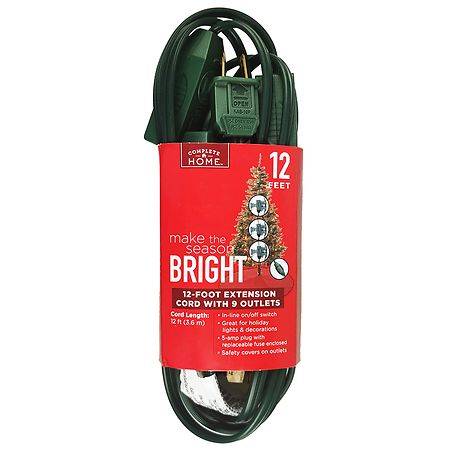 Complete Home Extension Cord, 12 Ft