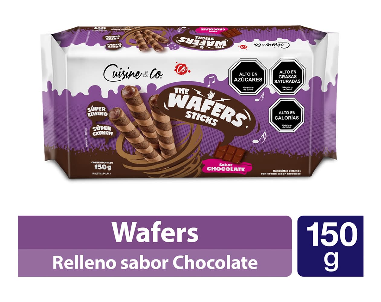 Cuisine & Co · Barquillos rellenos the wafers sticks (150 g)
