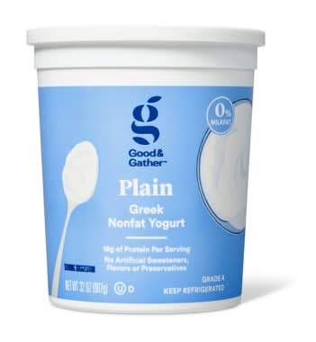 Good & Gather Non Fat Plain Greek Yogurt (32 oz)