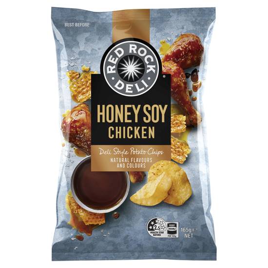Red Rock Deli Honey Soy Chicken Potato Chips 165g