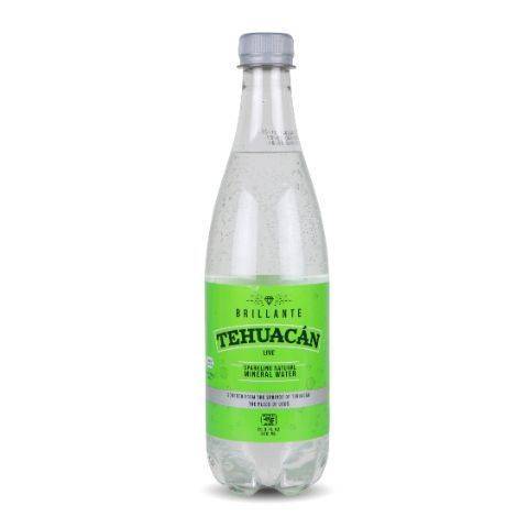Tehuacán Brillante Sparkling Natural Mineral Water (20 fl oz) (lime)