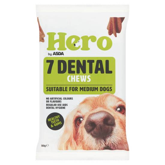 Asda Hero 7 Dental Chews 180g