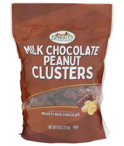 Sprouts Milk Chocolate Peanut Clusters