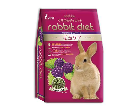 【日本GEX】野莓口味愛兔高纖美味餐3kg#20094218