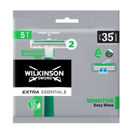Wilkinson Rasoir Jetable Extra Essential 2 Sensitive*5
