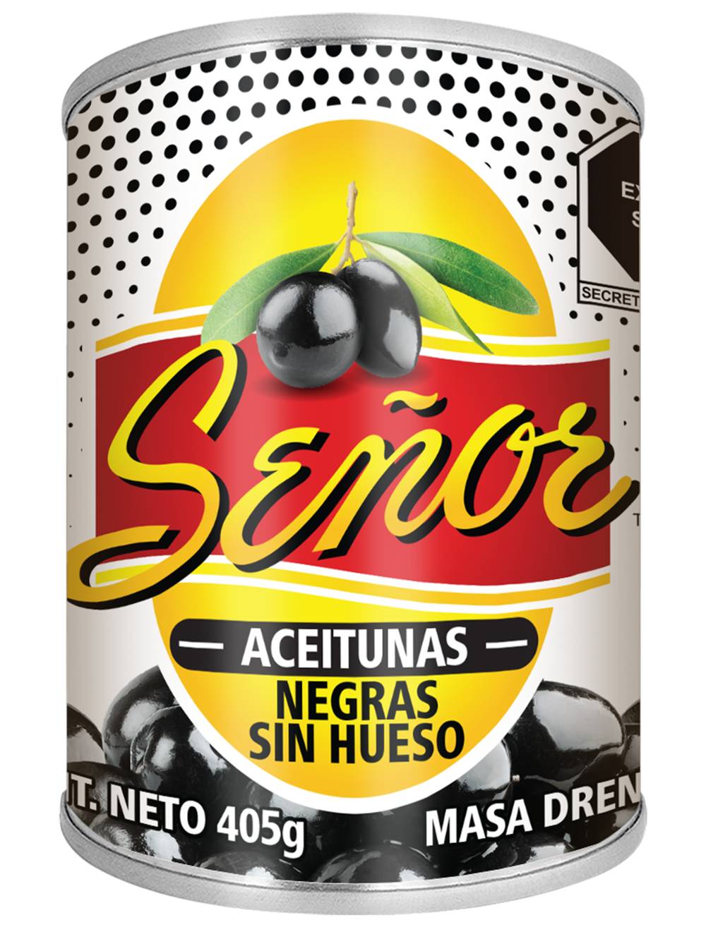 Señor · Aceitunas negras sin hueso (170 g)