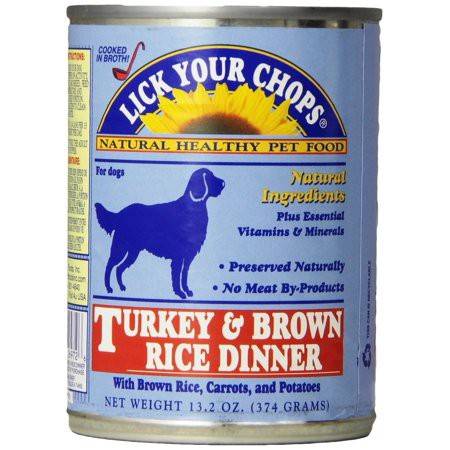 Lick Your Chops Turkey & Brown Rice Canned (374 g)