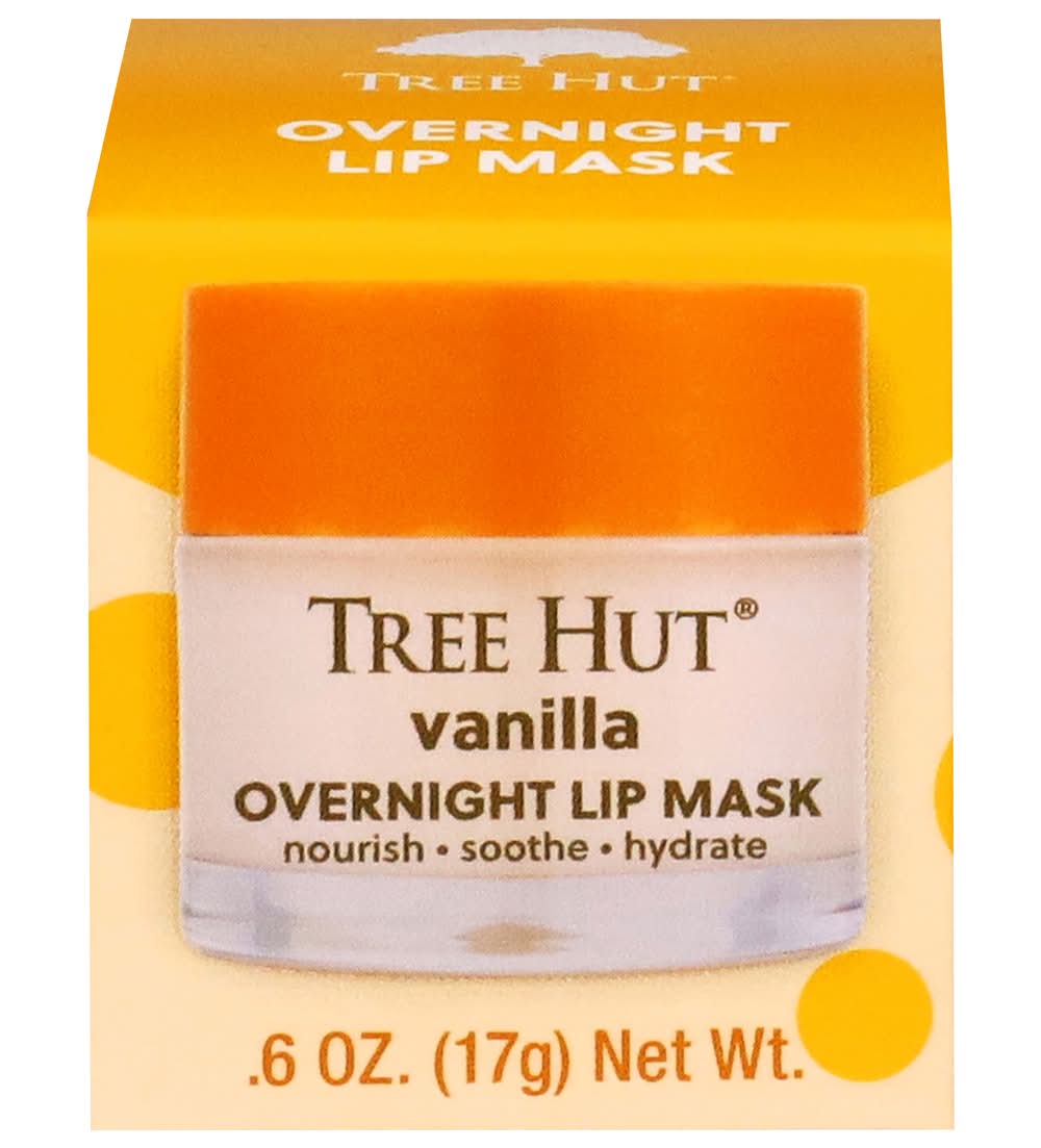 Tree Hut Overnight Lip Mask, Vanilla (0.6 oz)