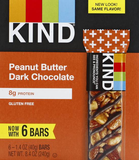 Kind Bars (peanut butter-dark chocolate)