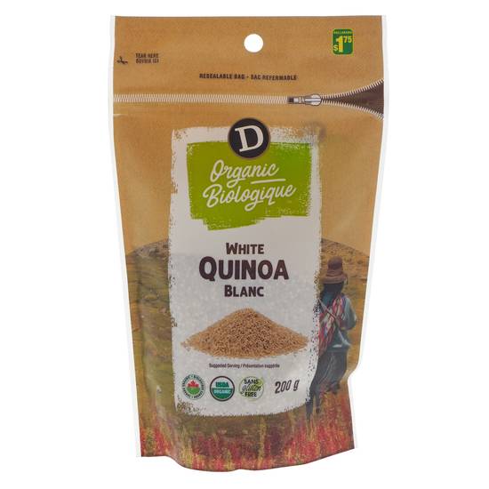 D Organic Organic White Raw Quinoa (170g / 200g)