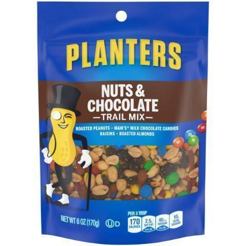 Planters Trail Mix Nut & Choclate 6oz