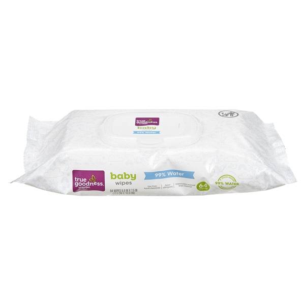 True Goodness Watersoft Baby Wipes (64 ct)
