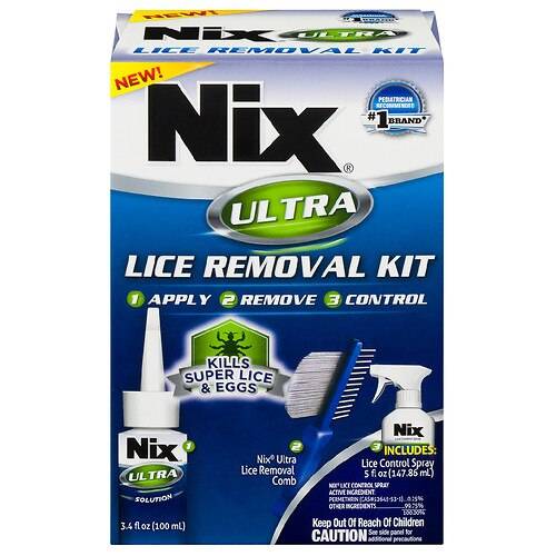 Nix Nix Ultra Lice Removal Kit, Kills Super Lice & Eggs - 1.0 ea
