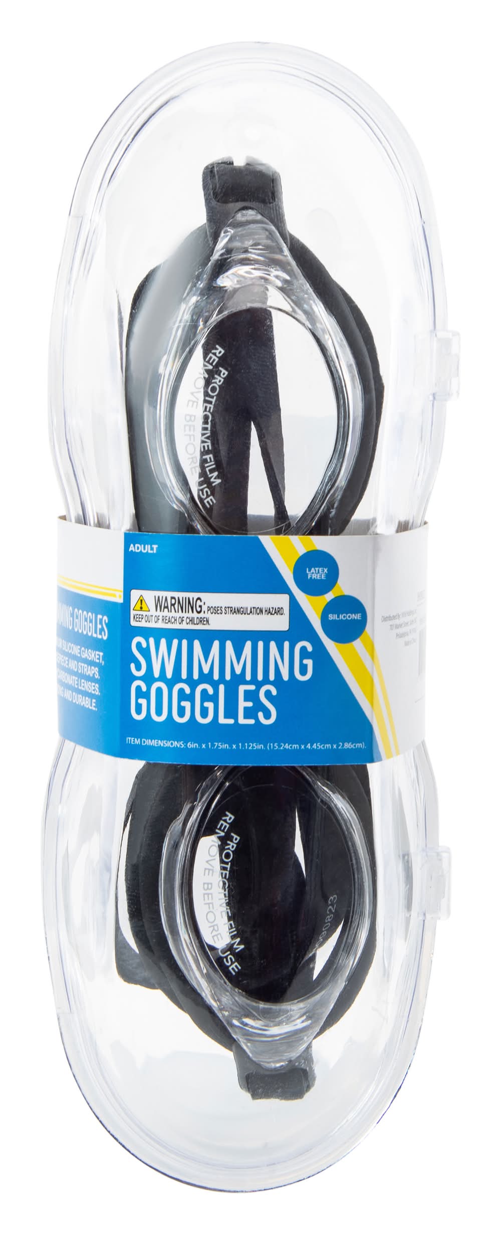 Adult Swimming Goggles Black
