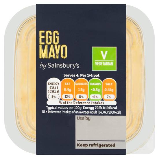Sainsbury's Egg Mayo Deli Filler 220g