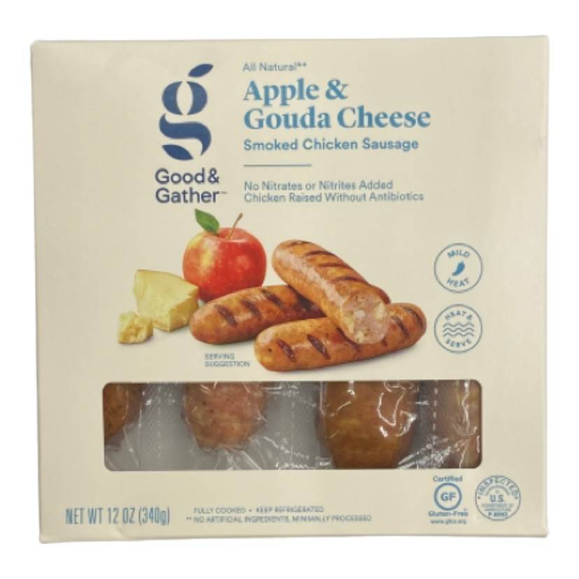 Good & Gather Apple & Gouda Chicken Sausage