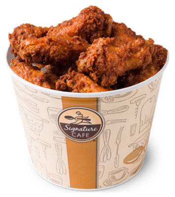 Deli Spicy Chicken Wing Bucket Hot - Each (Available From 10Am To 7Pm)