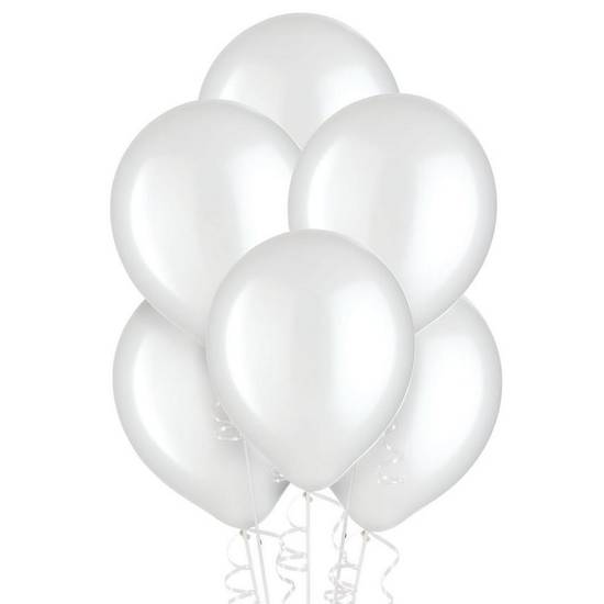 Party City Pearl Balloons (unisex/white)