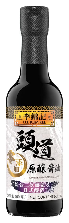 李錦記頭道零添加原釀醬油500ml <500ml毫升 x 1 x 1Bottle瓶>