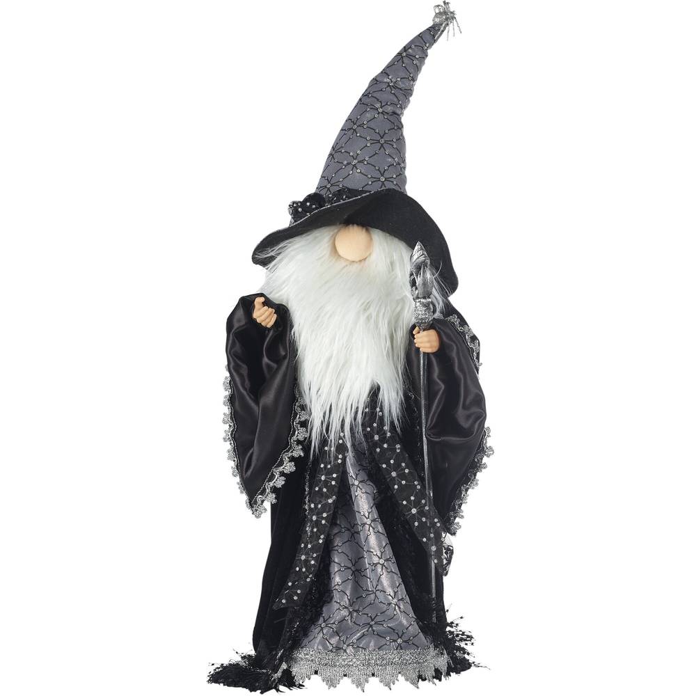Spooky Village Gnome Wizard, 21.5 in
