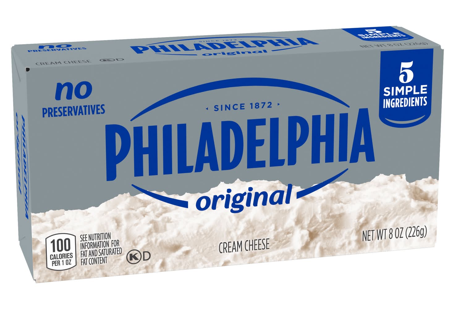 Philadelphia Cream Cheese, Original (8 oz) | Postmates