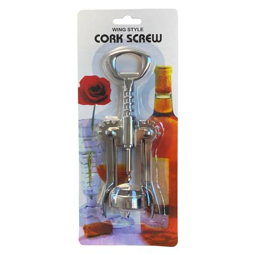Wing Style Wine Cork Screw & Bottle Opener
