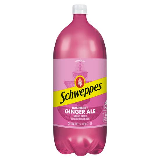 Schweppes Raspberry Ginger Ale Soda (2 L)