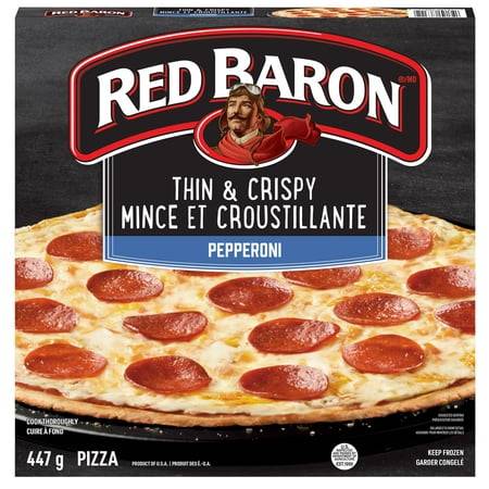 Red Baron Thin and Crispy Pizza, Pepperoni (447 g)