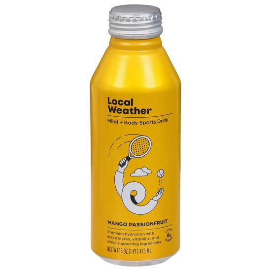 Local Weather Mind + Body Sport Drink (16 oz) (mango passionfruit)
