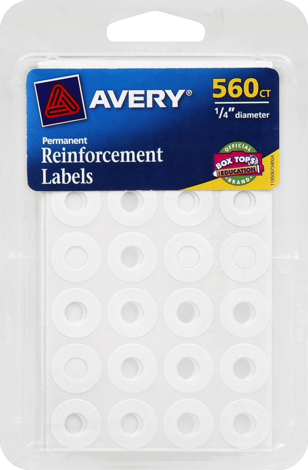 Avery Reinforcement Labels (560 ct)