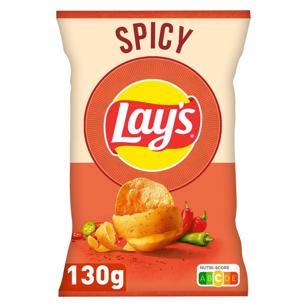 Chips saveur spicy LAY'S - le sachet de 130g