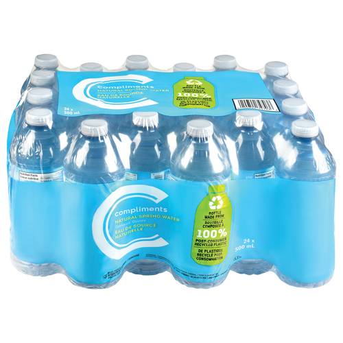 Compliments Spring Water 24 x 500 ml