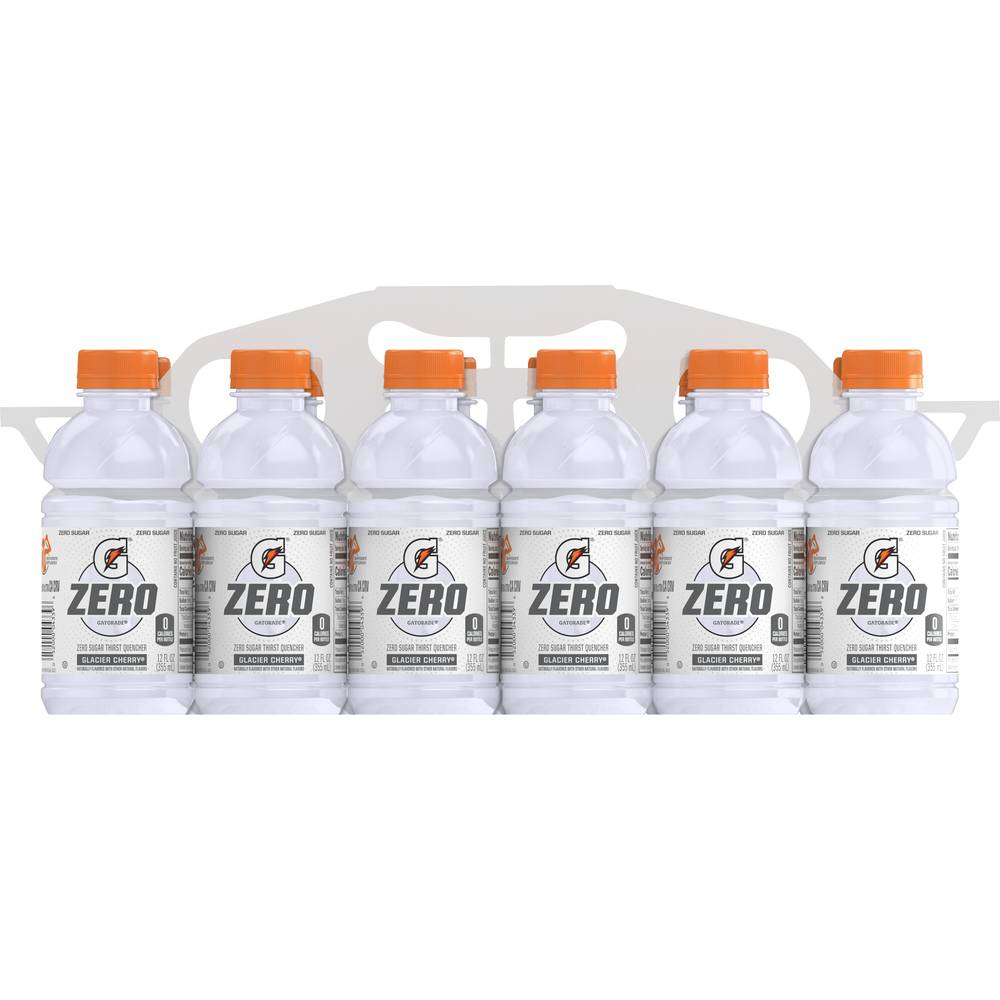 Gatorade Zero Sugar Thirst Quencher Sports Drink (12 ct, 12 fl oz) (glacier cherry)