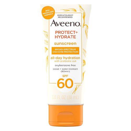 Aveeno Protect + Hydrate Body Sunscreen Lotion With SPF 60 - 3.0 fl oz