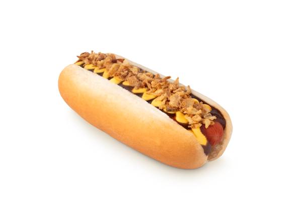 Hot dog cheddar BBQ tamaño normal