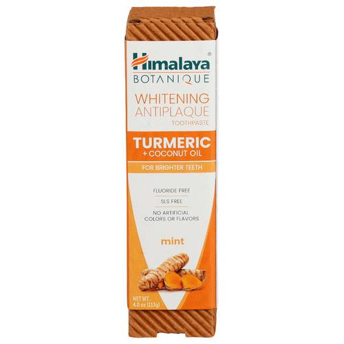 Himalaya Mint Turmeric + Coconut Oil Whitening Antiplaque Toothpaste