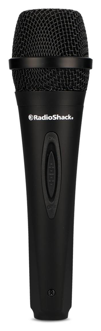 RadioShack · Micrófono rs alámbrico, negro